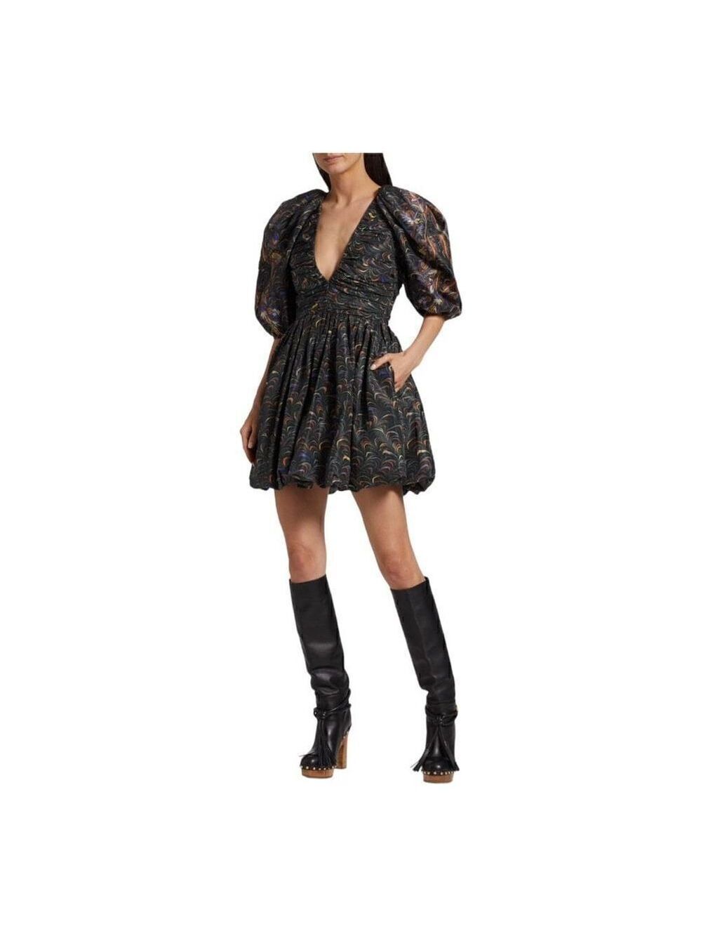 ULLA Johnson Gwen Printed Minidress Size 10 NWT - Picture 5 of 9